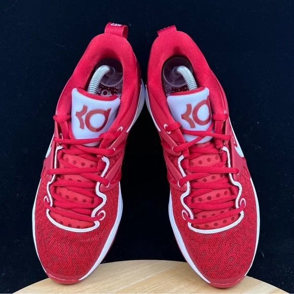 Nike KD15 TB Kevin Durant Basketball Shoes Gym Red DX6648-600 Men's Size 8.5 - Picture 8 of 10